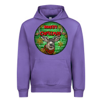 Tulip mule buck deer head christmas Urban Hoodie - LillyAllenDesigns