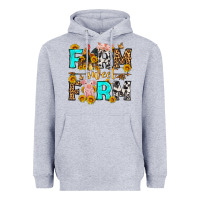 Heather Grey farm sweet farm western  olivia Heavyweight Hoodie - OliviaCreatesArt