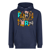 Navy farm sweet farm western  olivia Heavyweight Hoodie - OliviaCreatesArt