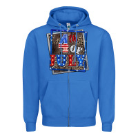 True Royal 4th of july Zipper Hoodie - CowGirlArtShop