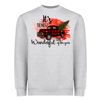 Heather Grey It s The Most Wonderful Time Of The Year Heavyweight Sweatshirt - Bettercallsaul