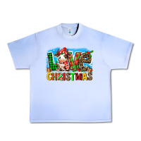 Grape Ice love christmas cow Urban Heavy Tee - MaliasSmallBusiness