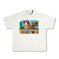 Pistachio love christmas cow Urban Heavy Tee - MaliasSmallBusiness