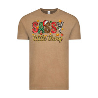 Vintage Coffee Sassy litte thing Vintage Tee - NancyCooperArtShop