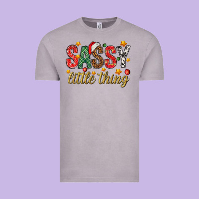 Sassy Litte Thing Vintage Tee Designed By Nancycooperartshop