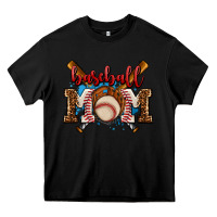 Black baseball mom Heavy Core Tee - AdoDesignShop