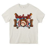 Cream baseball mom Heavy Core Tee - AdoDesignShop