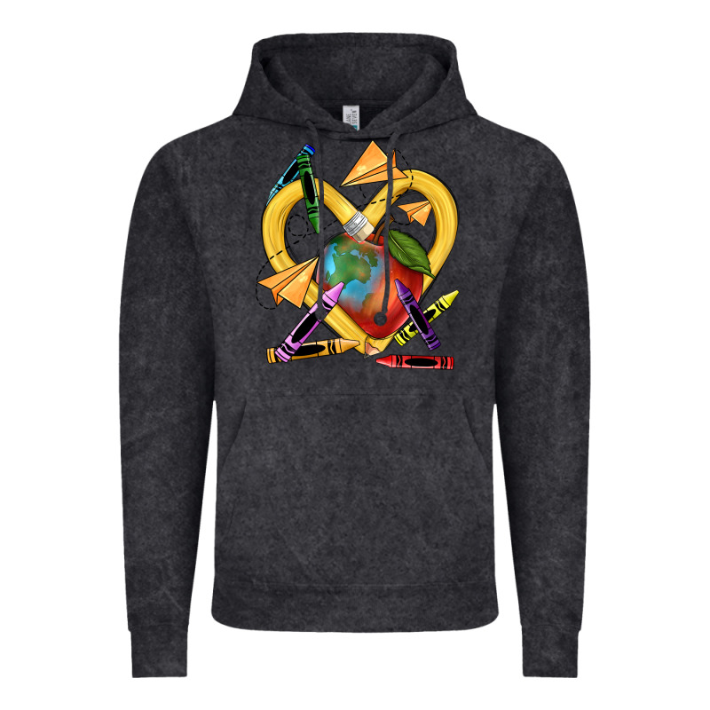 Heart Pencil Vintage Hoodie by NancyCooperArtShop | Teevron