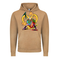 Vintage Camel heart pencil Vintage Hoodie - NancyCooperArtShop