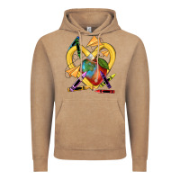 Vintage Coffee heart pencil Vintage Hoodie - NancyCooperArtShop