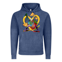 Vintage Denim heart pencil Vintage Hoodie - NancyCooperArtShop