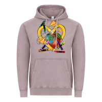 Vintage Zinc heart pencil Vintage Hoodie - NancyCooperArtShop