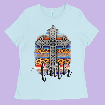 Western Faith Ladies Tee Designed By Adodesignshop
