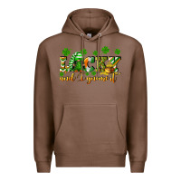 Chestnut Lucky and i gnome it St. Patrick's Day Premium Hoodie - CowGirlArtShop