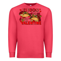Cardinal Tacos are my Valentine Valentine's Day Premium Sweatshirt - FaDigitalArtStudio