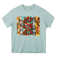 Arona western horses roses and bullskulls wıth cowhide amd serape brushstro Heavy Core Tee - Artiststas