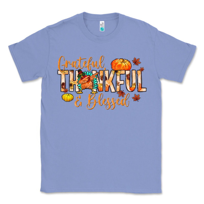 Grateful Thankful And Blessed Classic Tee by MaliasSmallBusiness | Teevron