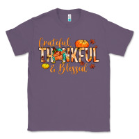 Lavender grateful thankful and blessed Classic Tee - MaliasSmallBusiness