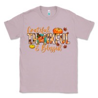 Lilac grateful thankful and blessed Classic Tee - MaliasSmallBusiness