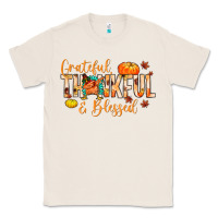 Natural grateful thankful and blessed Classic Tee - MaliasSmallBusiness