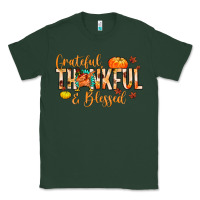 Sports Green grateful thankful and blessed Classic Tee - MaliasSmallBusiness