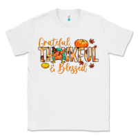 White grateful thankful and blessed Classic Tee - MaliasSmallBusiness