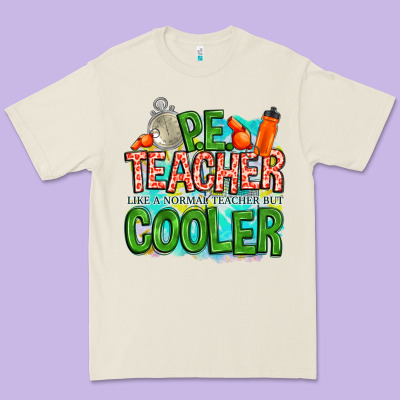 Pe Teacher But Cooler Premium Tee Designed By Nancycooperartshop
