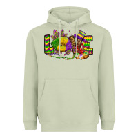 Matcha love lips mardi gras Heavyweight Hoodie - OliviaCreatesArt
