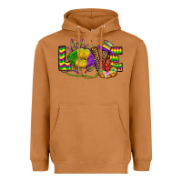 Meerkat love lips mardi gras Heavyweight Hoodie - OliviaCreatesArt