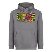 Storm love lips mardi gras Heavyweight Hoodie - OliviaCreatesArt