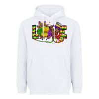 White love lips mardi gras Heavyweight Hoodie - OliviaCreatesArt