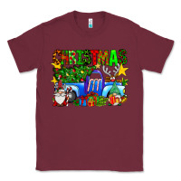 Burgundy christmas truck Classic Tee - SublimationCraftShop