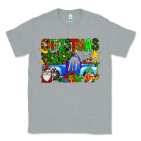 Heather Grey christmas truck Classic Tee - SublimationCraftShop