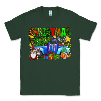 Sports Green christmas truck Classic Tee - SublimationCraftShop