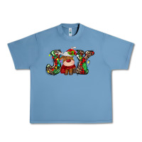 Pebble Blue joy christmas deer Urban Heavy Tee - MaliasSmallBusiness