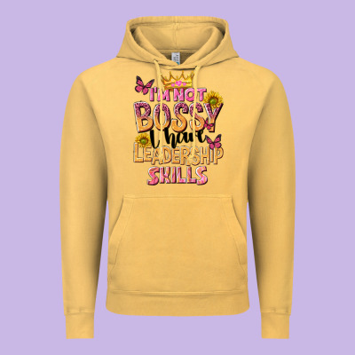 Im Not Bossy I Just Have Leadership Skills Vintage Hoodie Designed By Nancycooperartshop