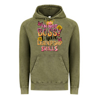 Vintage Olive im not bossy i just have leadership skills Vintage Hoodie - NancyCooperArtShop