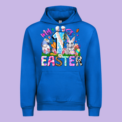 My 1st Easter Urban Hoodie Designed By Cowhidedigitalart