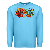 Ocean Blue Bonita Premium Sweatshirt - FaDigitalArtStudio