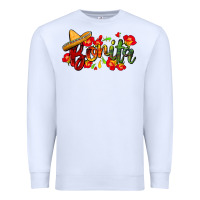 White Bonita Premium Sweatshirt - FaDigitalArtStudio