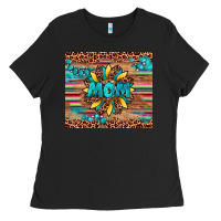Black sunflower mom Ladies Tee - Artiststas