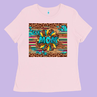 Sunflower Mom Ladies Tee Designed By Artiststas