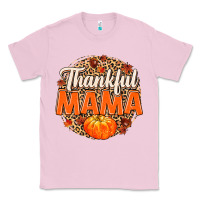 Bubblegum Pink Thankful Mama Classic Tee - MaliasSmallBusiness