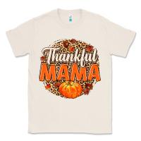 Natural Thankful Mama Classic Tee - MaliasSmallBusiness