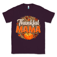 Plum Thankful Mama Classic Tee - MaliasSmallBusiness