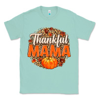 Seafoam Thankful Mama Classic Tee - MaliasSmallBusiness