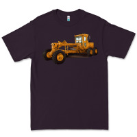 Plum Motor Grader Premium Tee - LillyAllenDesigns