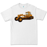 White Motor Grader Premium Tee - LillyAllenDesigns