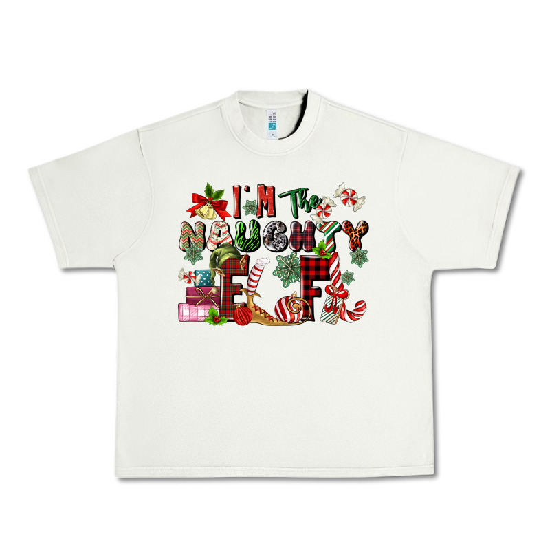 Im The Naughty Elf Urban Heavy Tee by MaliasSmallBusiness | Teevron