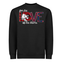 Black For the Love of the Rams Heavyweight Sweatshirt - Bettercallsaul